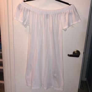 White Off-The-Shoulder Dress
